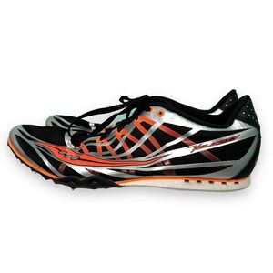Saucony Velocity Track & Field Men's Spikes Shoes Orange Silver SZ: 13 Cleat